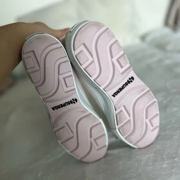 Superga cute pink sneakers size 7.5 - Picture 3 of 3